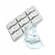 西方文化硅膠冰格，復活節石像制冰模型_硅膠廚